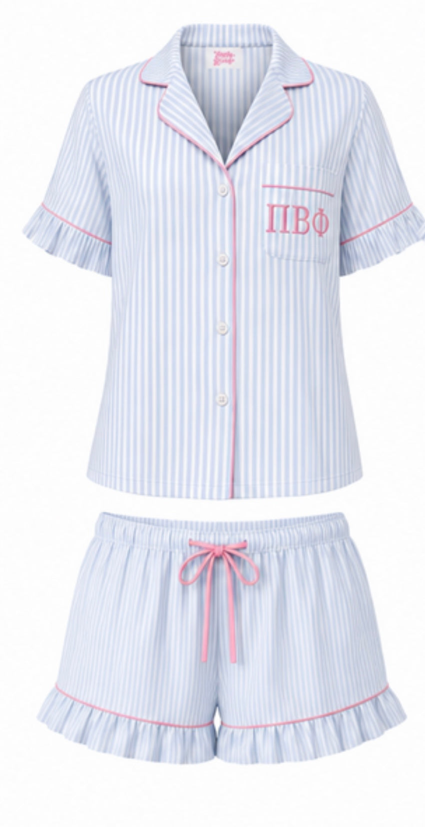 PI BETA PHI - Blue Stripe Set